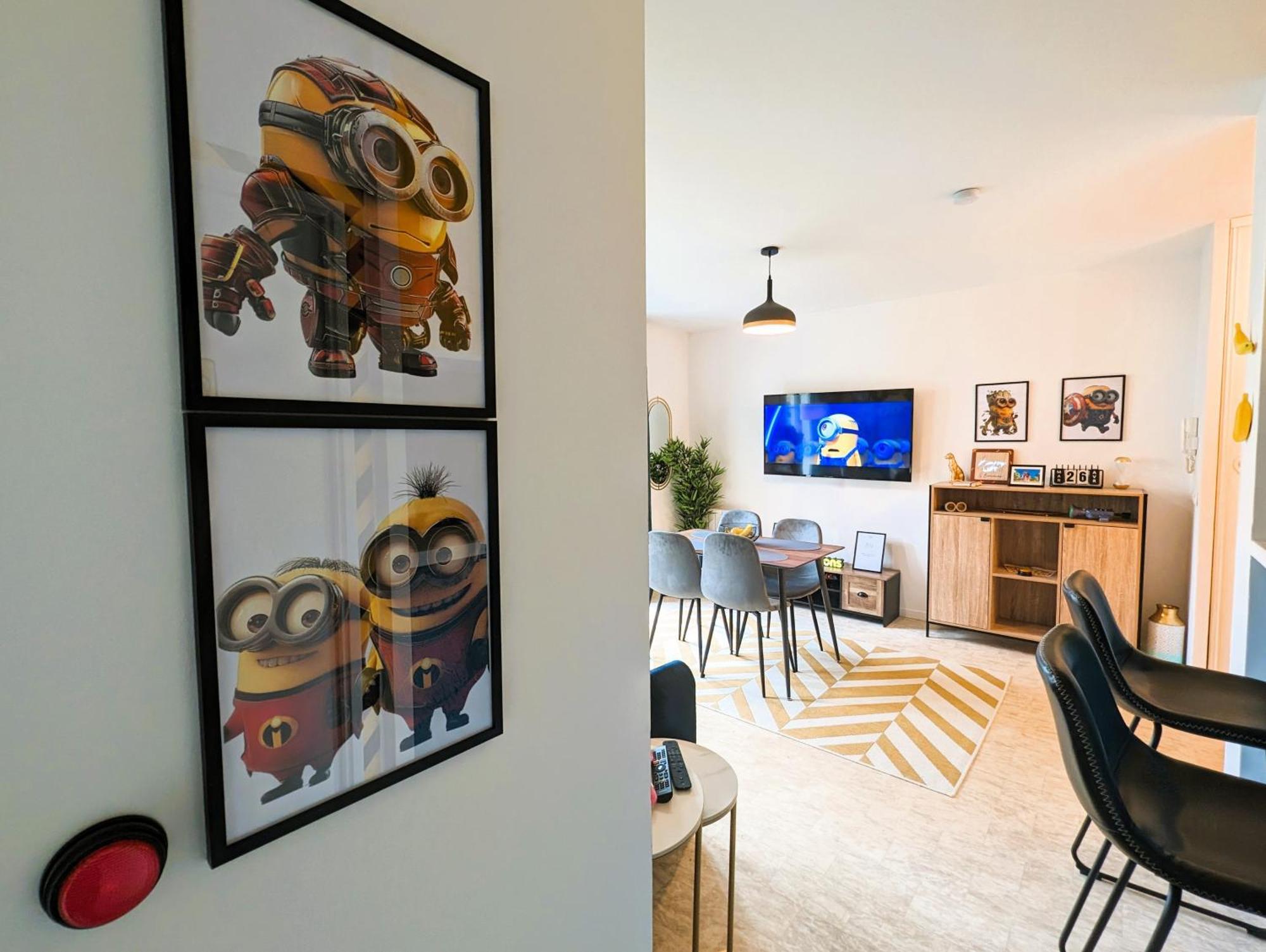 Le Repaire Des Minions - 10' Disney - Familial バイー・ロマンヴィリエ エクステリア 写真